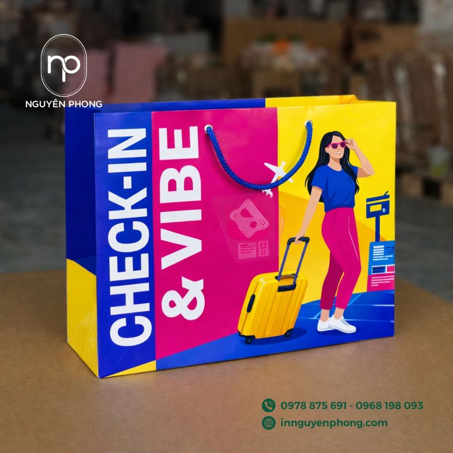 In Túi Giấy Du Lịch Chuyên Nghiệp